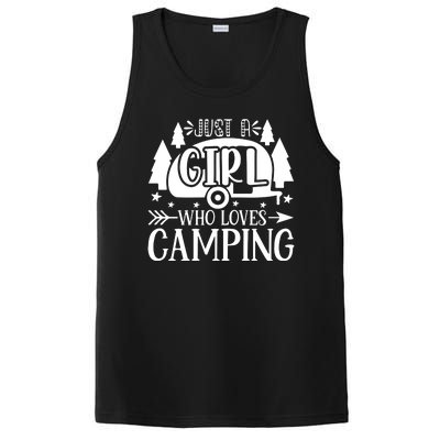 Just A Girl Who Loves Camping PosiCharge Competitor Tank