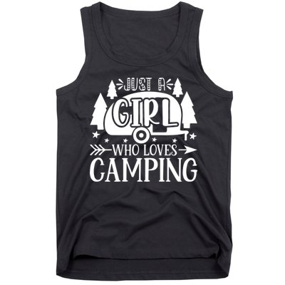Just A Girl Who Loves Camping Tank Top
