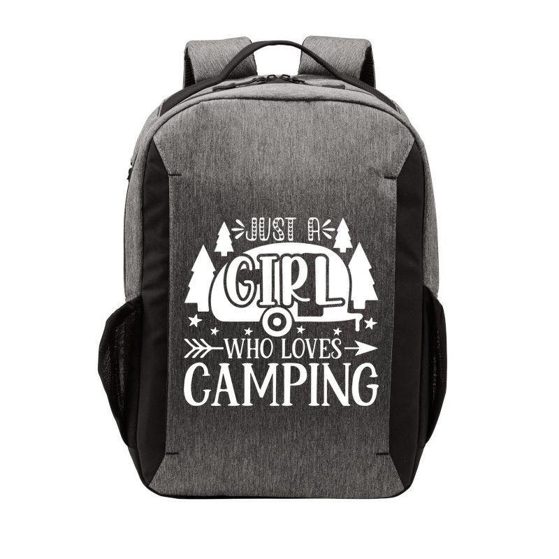 Just A Girl Who Loves Camping Vector Backpack
