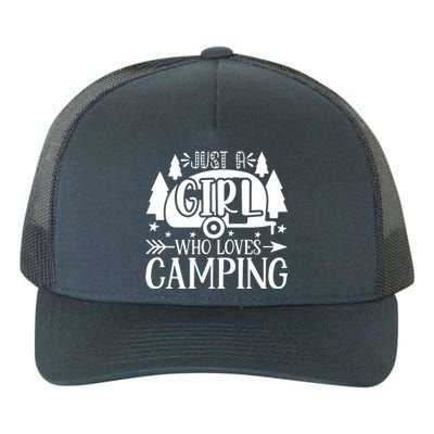 Just A Girl Who Loves Camping Yupoong Adult 5-Panel Trucker Hat