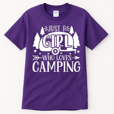 Just A Girl Who Loves Camping Tall T-Shirt
