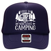 Just A Girl Who Loves Camping Trucker Hat