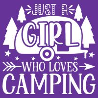 Just A Girl Who Loves Camping Trucker Hat