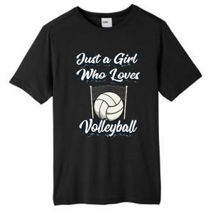 Just A Girl Who Love Volleyball Tall Fusion ChromaSoft Performance T-Shirt