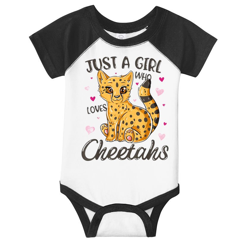Just A Girl Who Loves Cheetahs Women Cheetah Cat Lover Gift Infant Baby Jersey Bodysuit