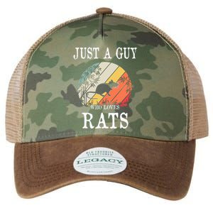 Just A Guy Who Loves Rats Legacy Tie Dye Trucker Hat