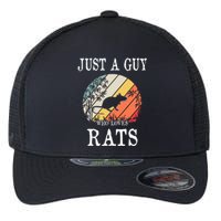 Just A Guy Who Loves Rats Flexfit Unipanel Trucker Cap