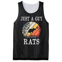 Just A Guy Who Loves Rats Mesh Reversible Basketball Jersey Tank