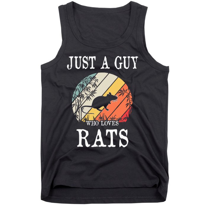 Just A Guy Who Loves Rats Tank Top