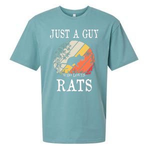 Just A Guy Who Loves Rats Sueded Cloud Jersey T-Shirt