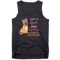 Just A Girl Who Loves German Shepherds Tank Top