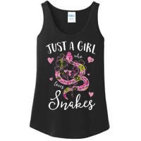 Just A Girl Who Loves Snakes Women Snake Lover Ladies Essential Tank