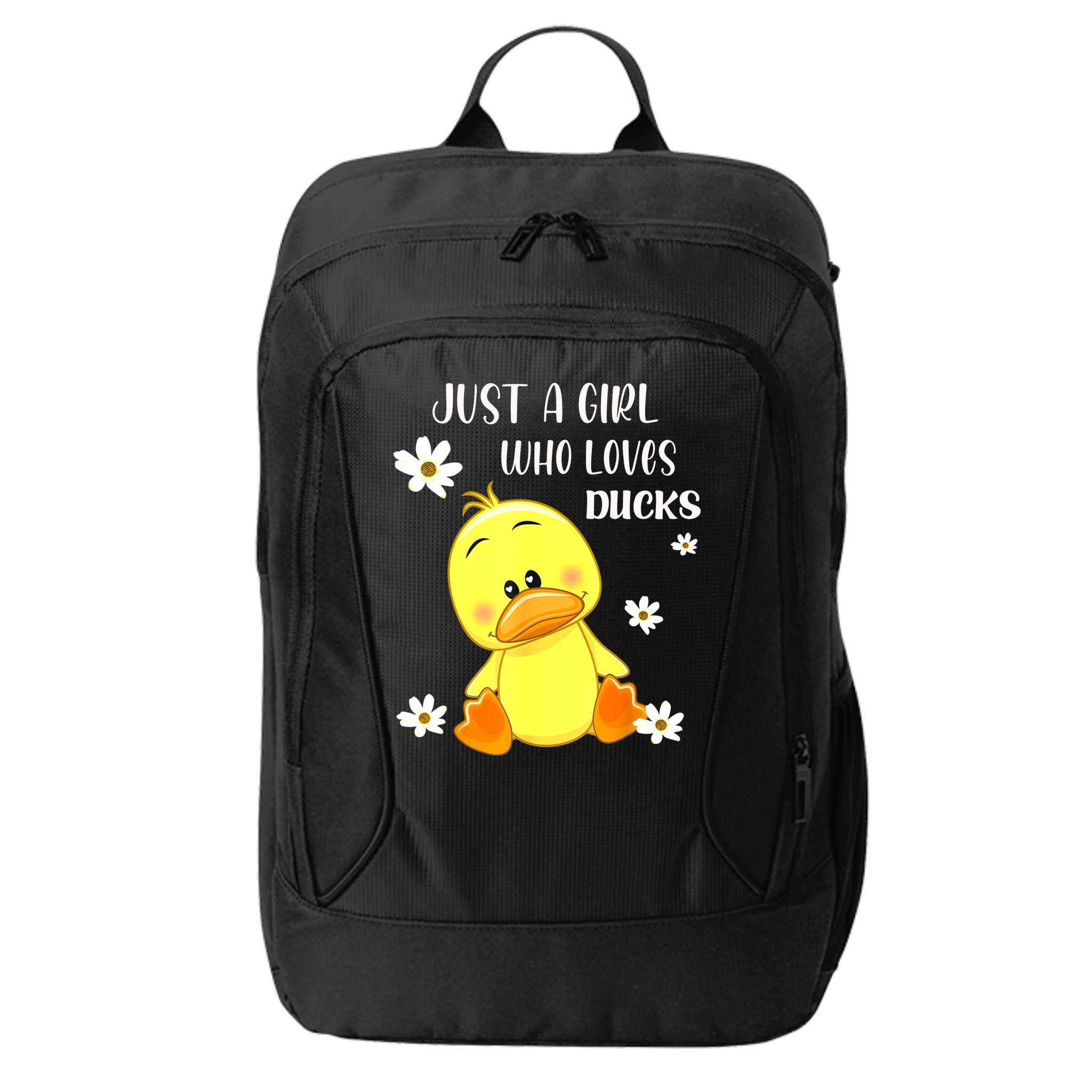 Just A Girl Who Loves Ducks Cute Duck Lover Owner Gift City Backpack