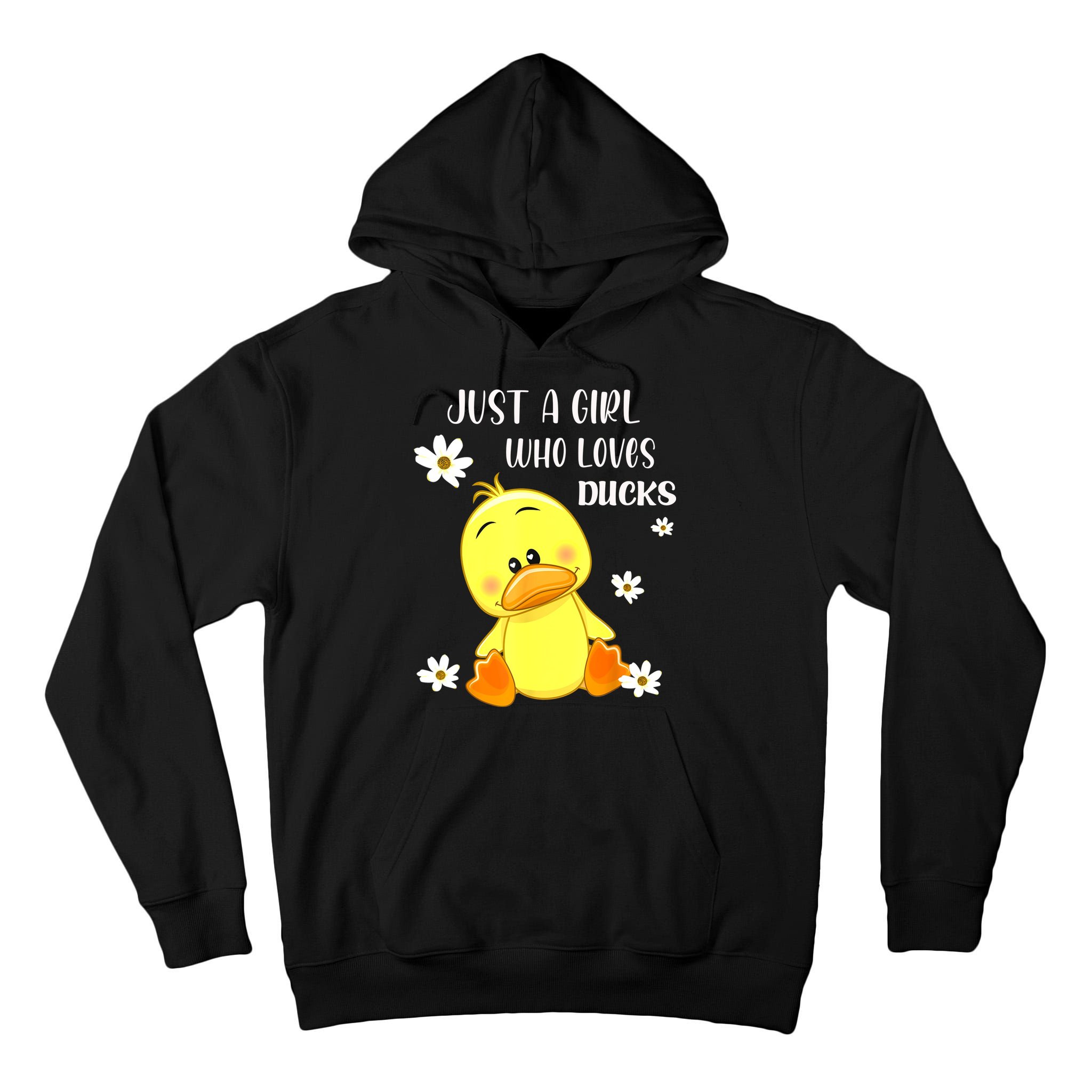 Just A Girl Who Loves Ducks Cute Duck Lover Owner Gift Tall Hoodie