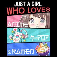 Just A Girl Who Loves Anime KPop Ramen KPop Lover Kawaii Impact Tech Backpack
