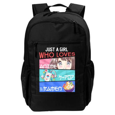 Just A Girl Who Loves Anime KPop Ramen KPop Lover Kawaii Backpack