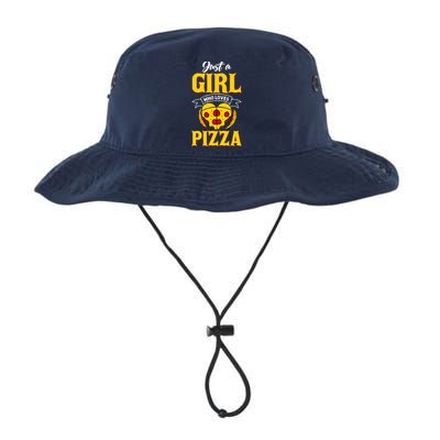 Just A Girl Who Loves Pizza Cute Pizza Lover Girls Wo Legacy Cool Fit Booney Bucket Hat