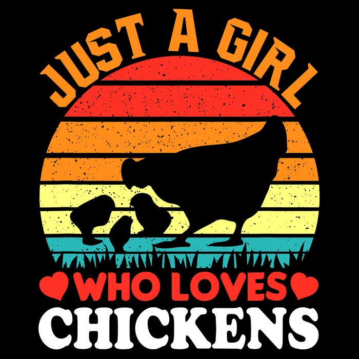 Just A Girl Who Loves Chickens Farmer Farm Drawstring Bag