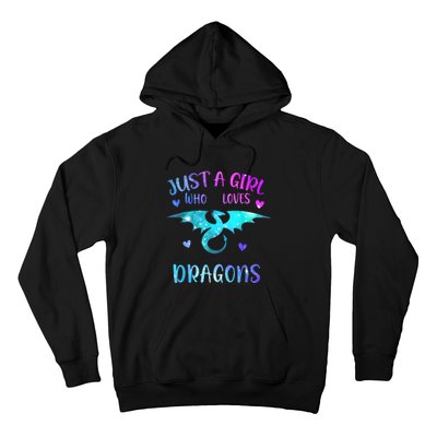 Just A Girl Who Loves Dragons Hoodie