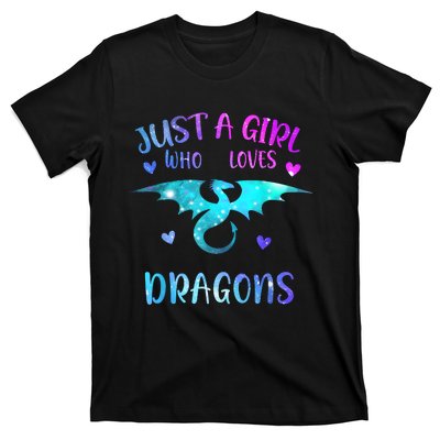 Just A Girl Who Loves Dragons T-Shirt