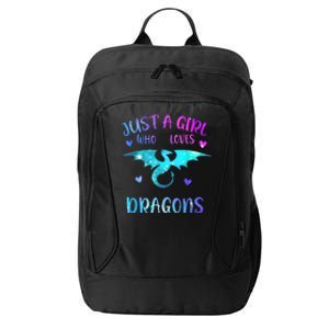 Just A Girl Who Loves Dragons City Backpack