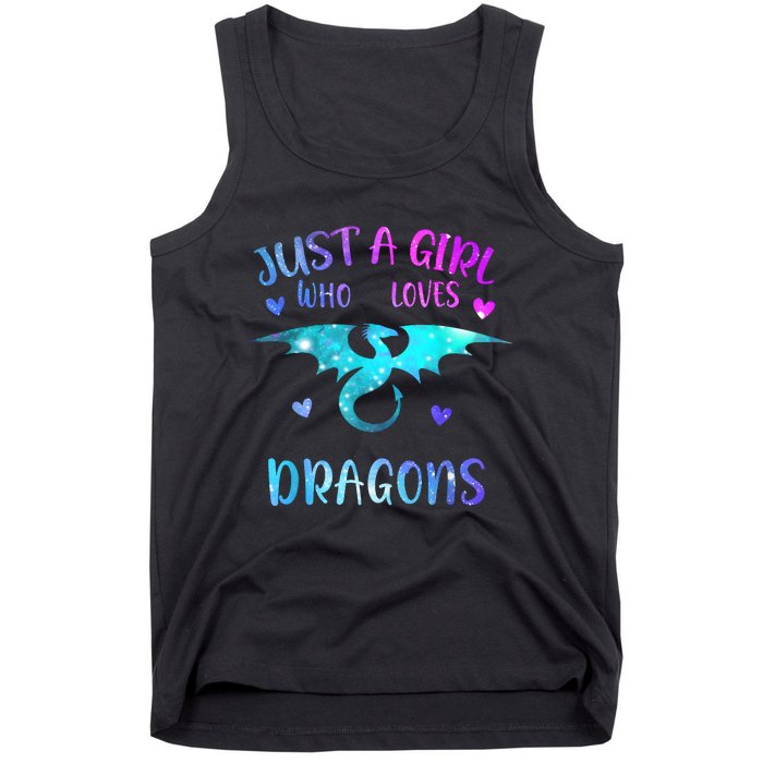 Just A Girl Who Loves Dragons Tank Top