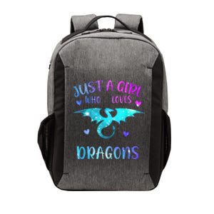 Just A Girl Who Loves Dragons Vector Backpack