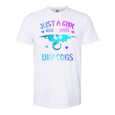 Just A Girl Who Loves Dragons Softstyle CVC T-Shirt