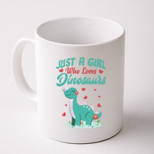 JUST A GIRL WHO LOVES DINOSAURS Coffee Mug