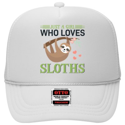 Just A Girl Who Loves Sloths Trucker Hat