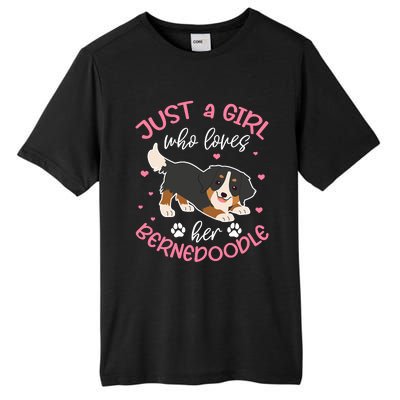 Just A Girl Who Loves Her Bernedoodle Dog Lover Kawaii Tall Fusion ChromaSoft Performance T-Shirt