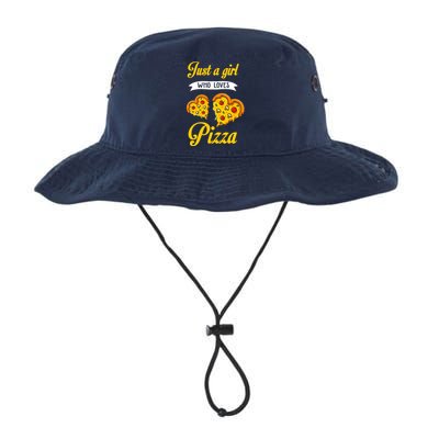 Just A Girl Who Loves Pizza Funny Pizza Lover Girls Wo Legacy Cool Fit Booney Bucket Hat