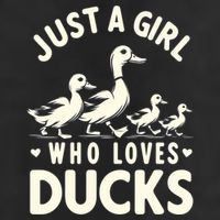 Just A Girl Who Loves Ducks Funny Duck Lover Cool Comfort Performance Bucket Hat