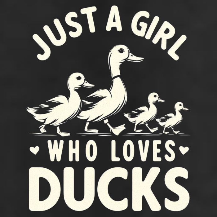 Just A Girl Who Loves Ducks Funny Duck Lover Cool Comfort Performance Bucket Hat