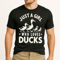 Just A Girl Who Loves Ducks Funny Duck Lover Cooling Performance Crew T-Shirt