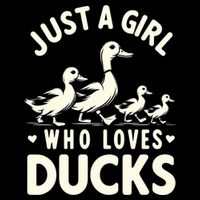 Just A Girl Who Loves Ducks Funny Duck Lover City Backpack