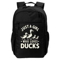 Just A Girl Who Loves Ducks Funny Duck Lover Daily Commute Backpack