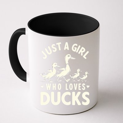 Just A Girl Who Loves Ducks Funny Duck Lover Mug