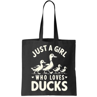 Just A Girl Who Loves Ducks Funny Duck Lover Bag