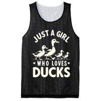 Just A Girl Who Loves Ducks Funny Duck Lover Mesh Reversible Basketball Jersey Tank