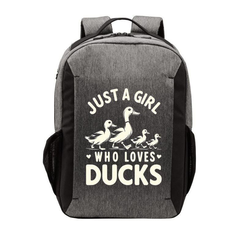 Just A Girl Who Loves Ducks Funny Duck Lover Vector Backpack