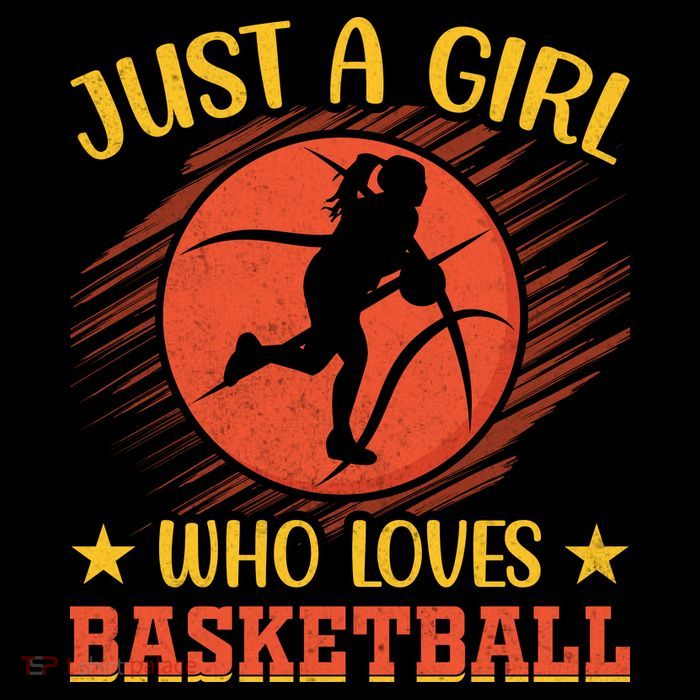 Just A Girl Who Loves Basketball Gift Flatbill Hat