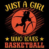 Just A Girl Who Loves Basketball Gift Womens Tank Top