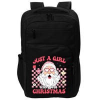 Just A Girl Who Loves Christmas Xmas Creative  Impact Tech Backpack