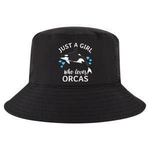 Just A Girl Who Loves Orcas Killer Whales Sea Ocean Cute Gift Cool Comfort Performance Bucket Hat