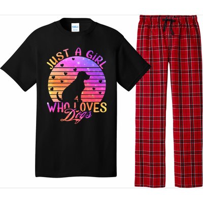 Just A Girl Who Loves Dogs Pajama Set