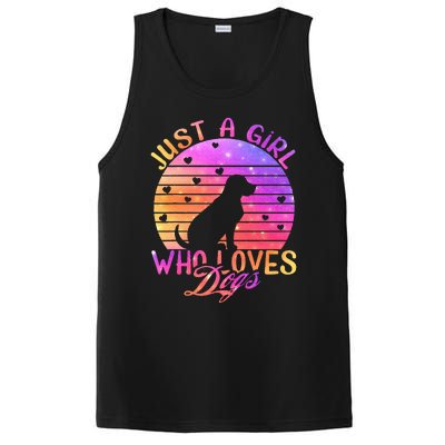 Just A Girl Who Loves Dogs PosiCharge Competitor Tank