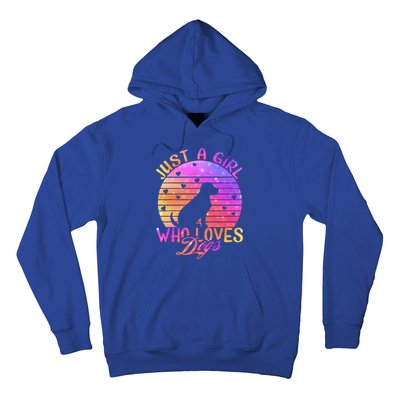 Just A Girl Who Loves Dogs Hoodie