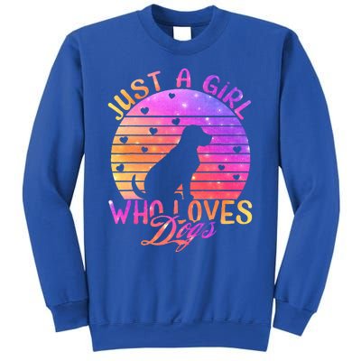 Just A Girl Who Loves Dogs Sweatshirt