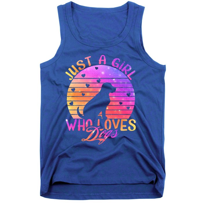 Just A Girl Who Loves Dogs Tank Top